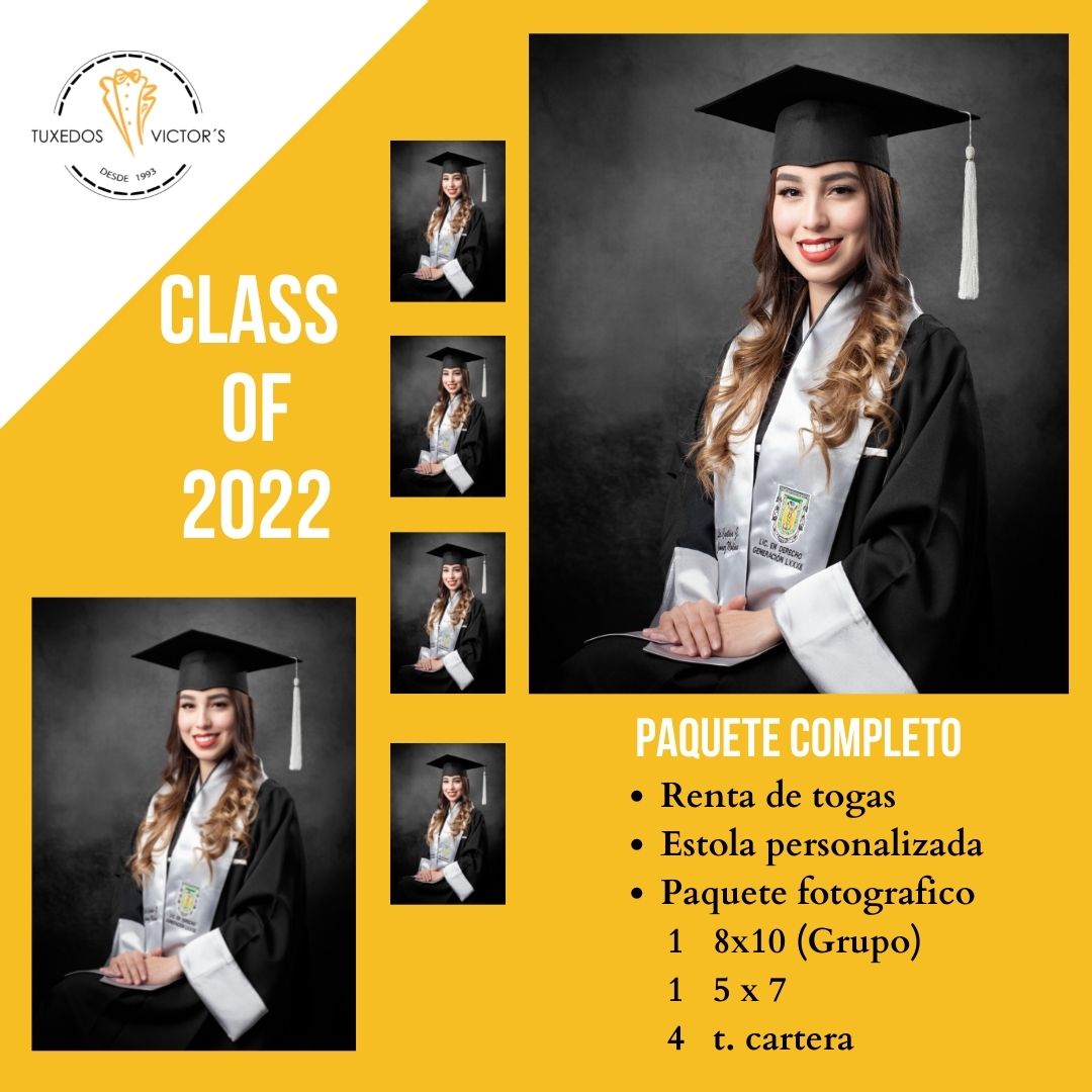 Paquete Fotográfico Graduación Tuxedos Victors 3352